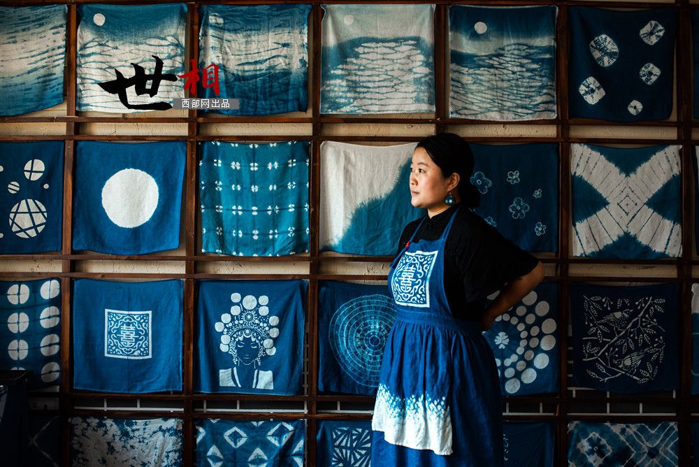 走近蓝染工艺遇见非遗之美|白鹿_新浪财经_新浪网