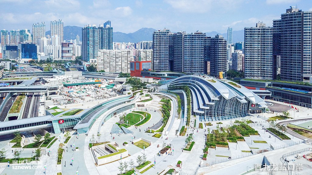 西九龙站外观.