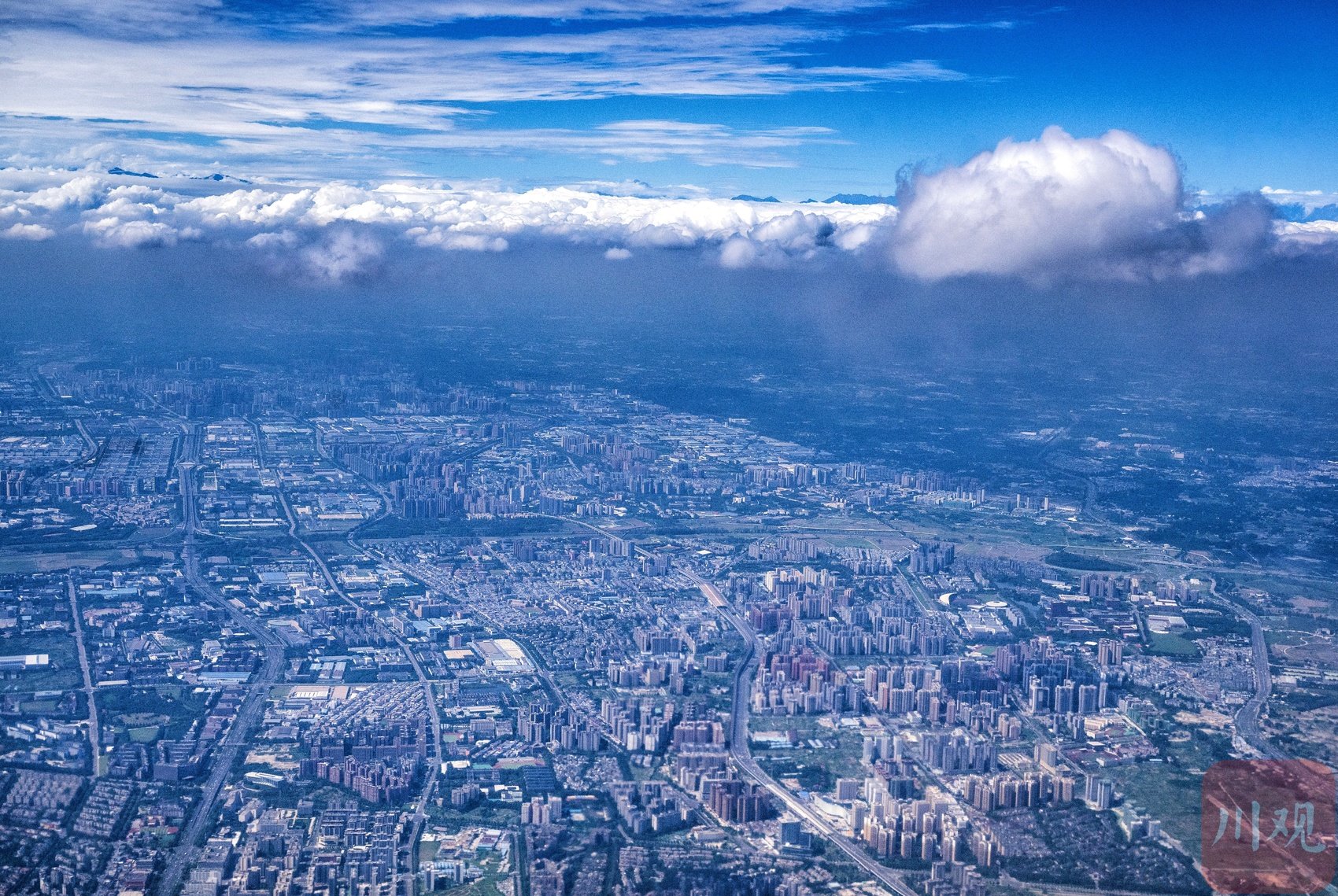 c视觉·镜观⑮丨震撼!万米高空瞰四川大地美景