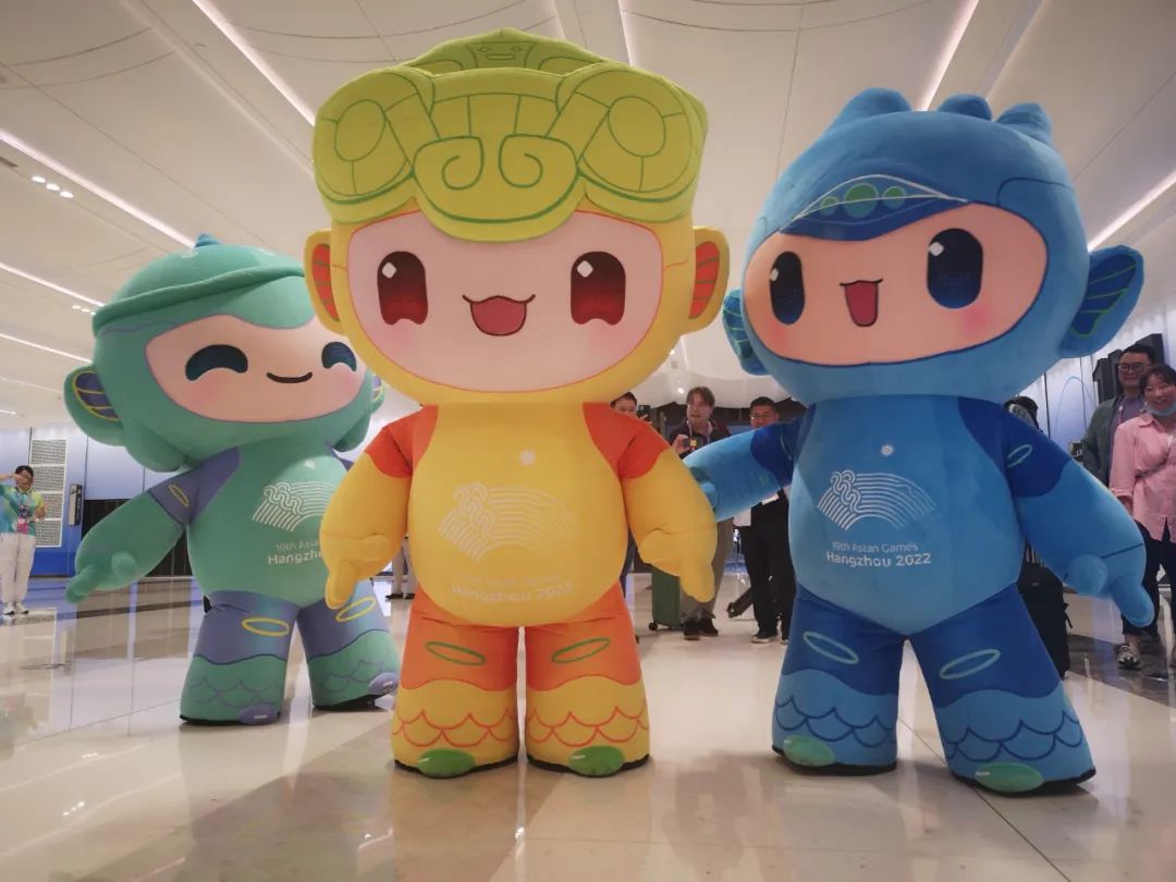 &nbsp;杭州亚运会吉祥物是一组承载深厚底蕴和充满时代活力的机器人