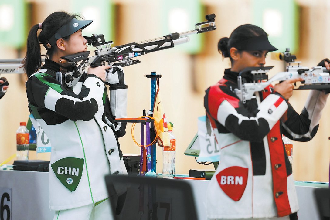 韩佳予打破资格赛纪录 中国队夺亚运会射击项目首金|中国队_新浪财经