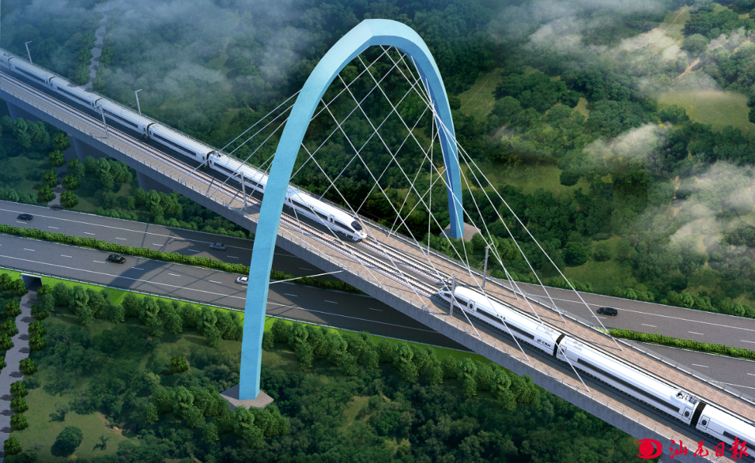 广汕铁路效果图.