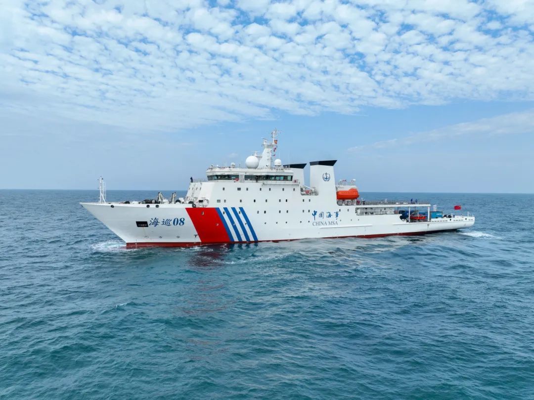 深远海大型海道测量船“海巡08” 列编！