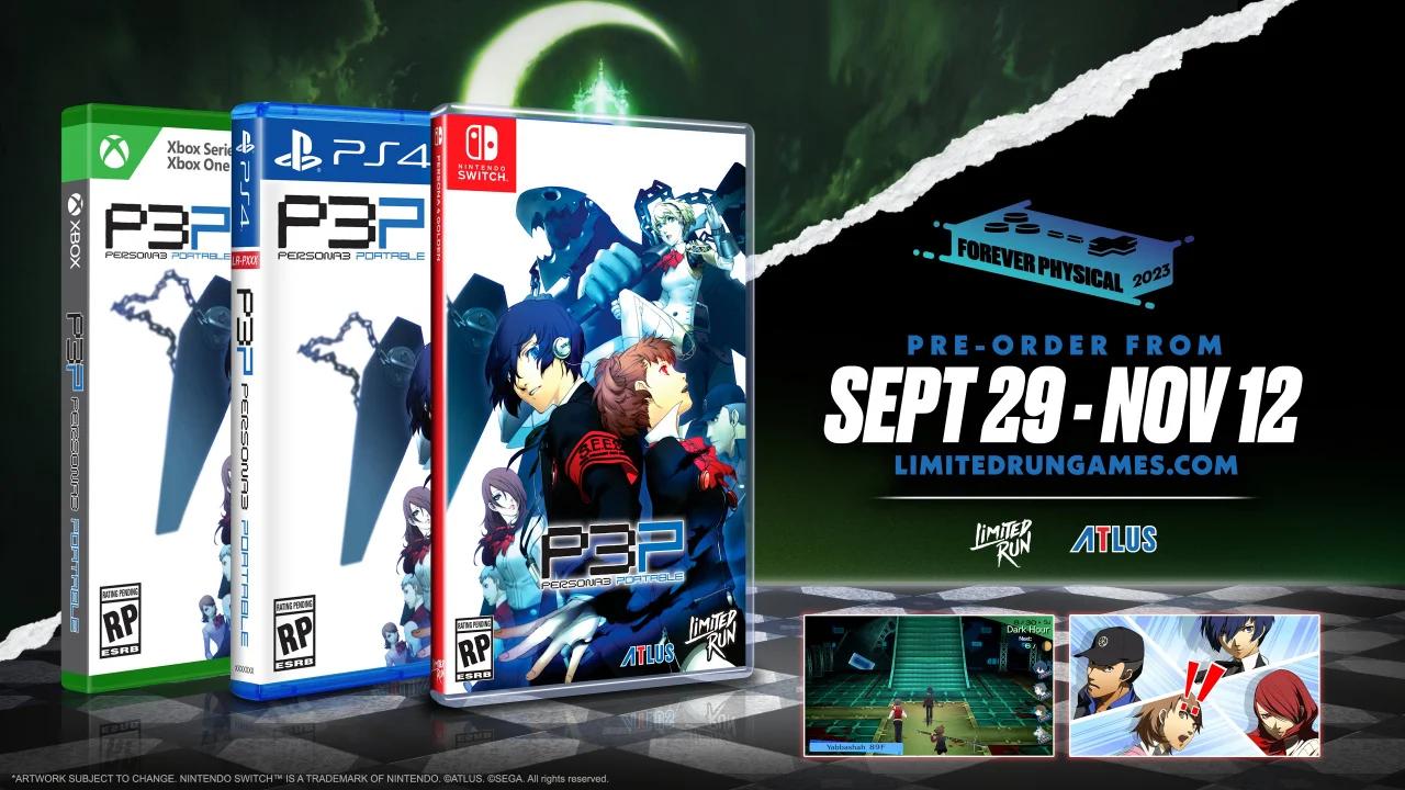 《女神异闻录 3 携带版》游戏实体 9 月 29 日开启预订，S.E.E.S. Edition 售价 200 美元