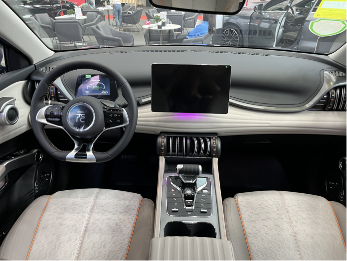 比亚迪元plus冠军版内饰. 华龙网 曹凯 摄