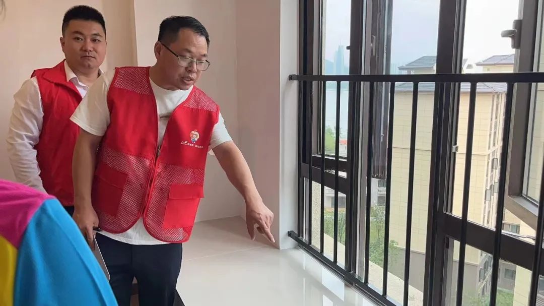 黄石碧桂园磁湖半岛项目验房现场