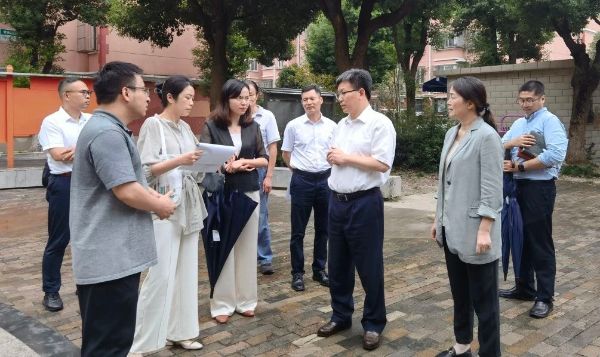 局长阳勇建,江川路街道党工委书记林艺,办事处主任蒋汉武,颛桥镇镇长
