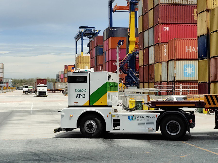 q-truck在泰国林查班港