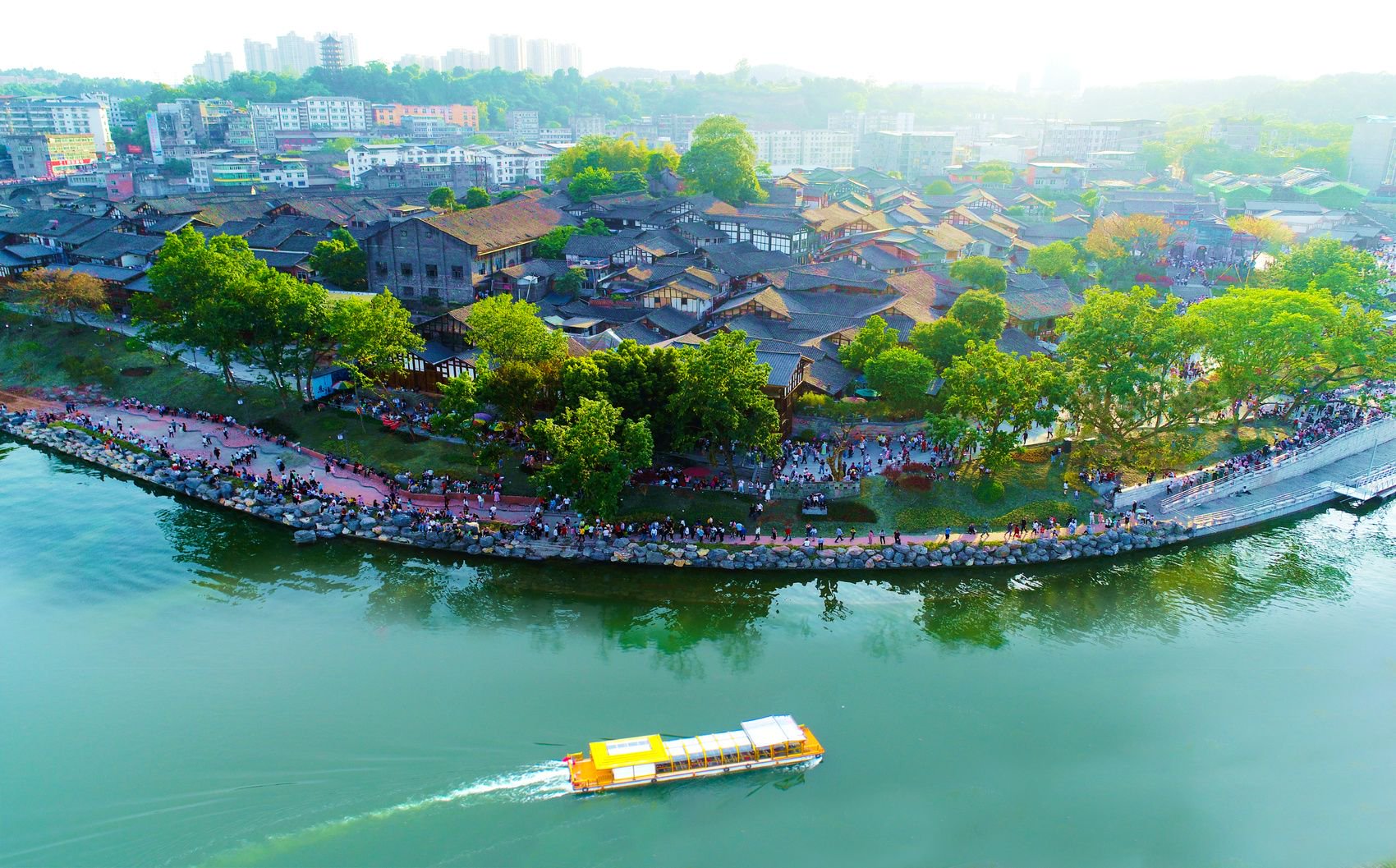 巴中恩阳古镇步行街