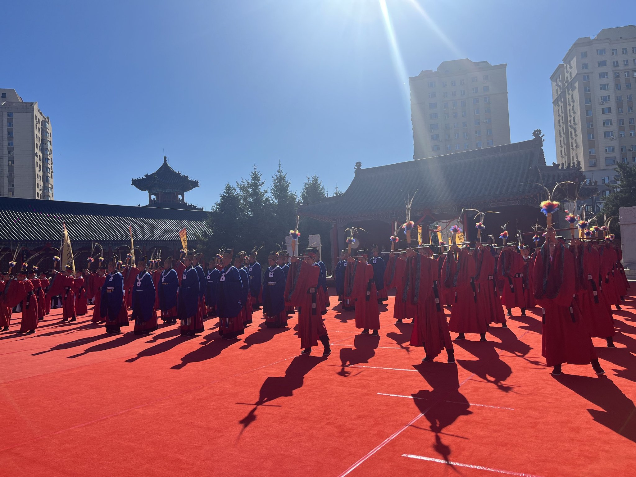 长春市文庙博物馆举办纪念孔子诞辰2574周年典礼