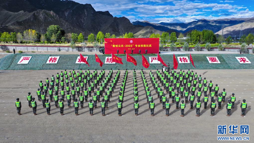 西藏拉萨:武警官兵举行"雪域尖兵"专业技能比武竞赛|无人机_新浪财经