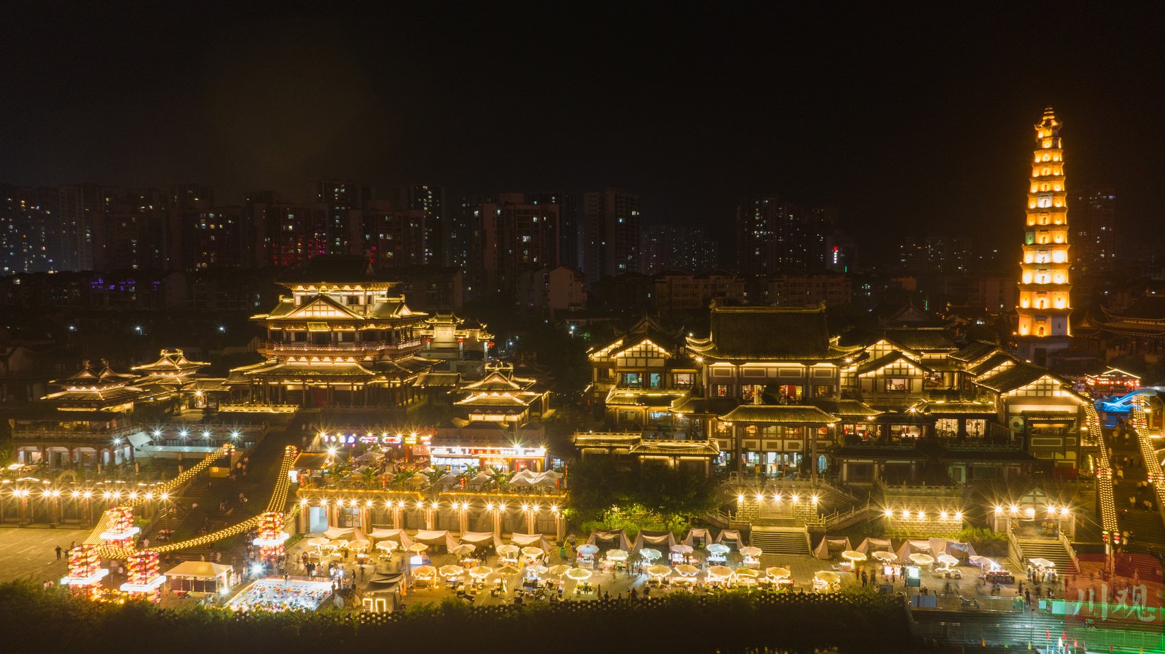 双节一起拍丨重庆合川:夜市灯如昼|重庆市_新浪财经_新浪网