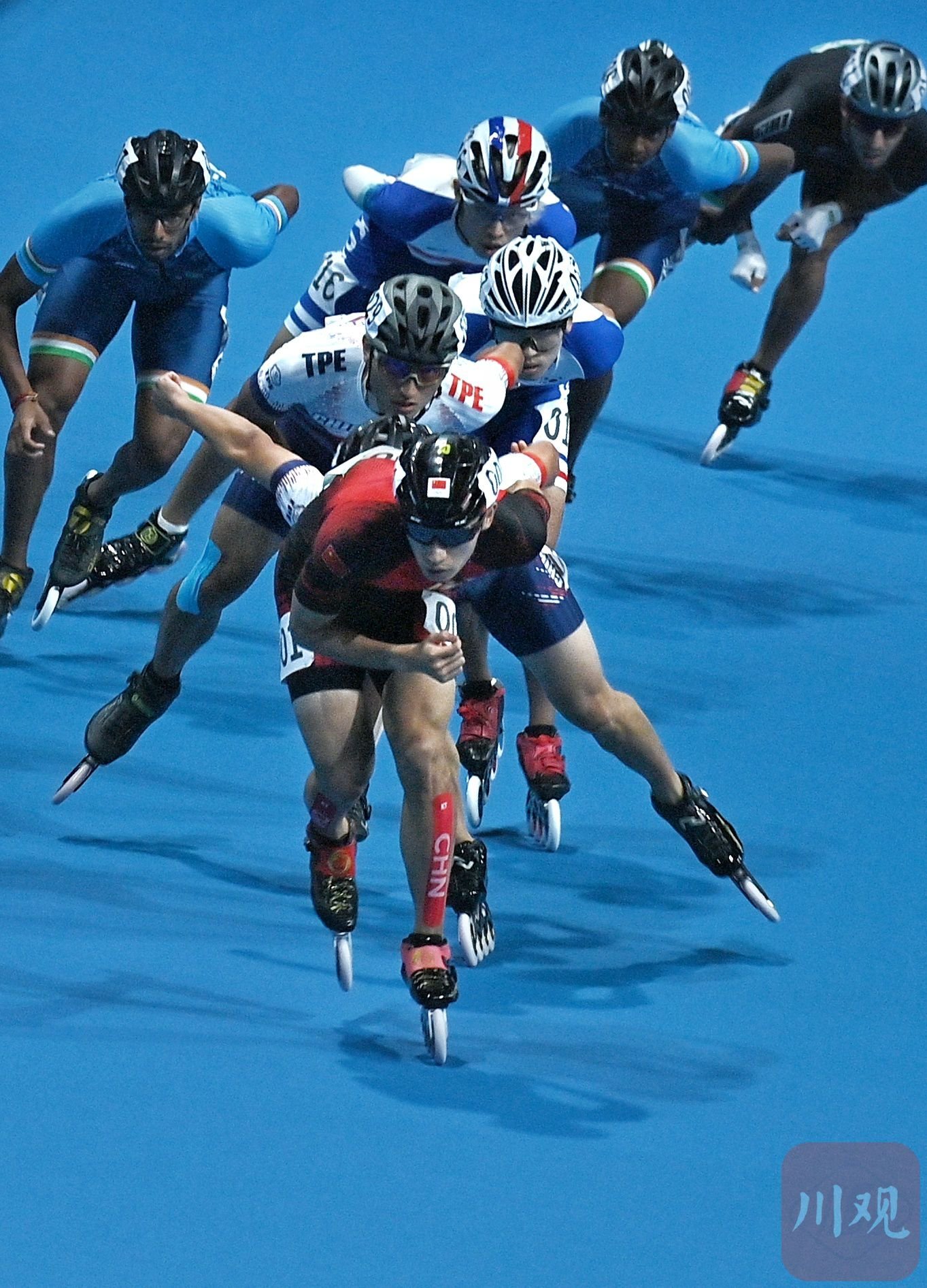 c视频丨杭州亚运会男子速度轮滑 川籍选手张振海摘银|轮滑_新浪财经