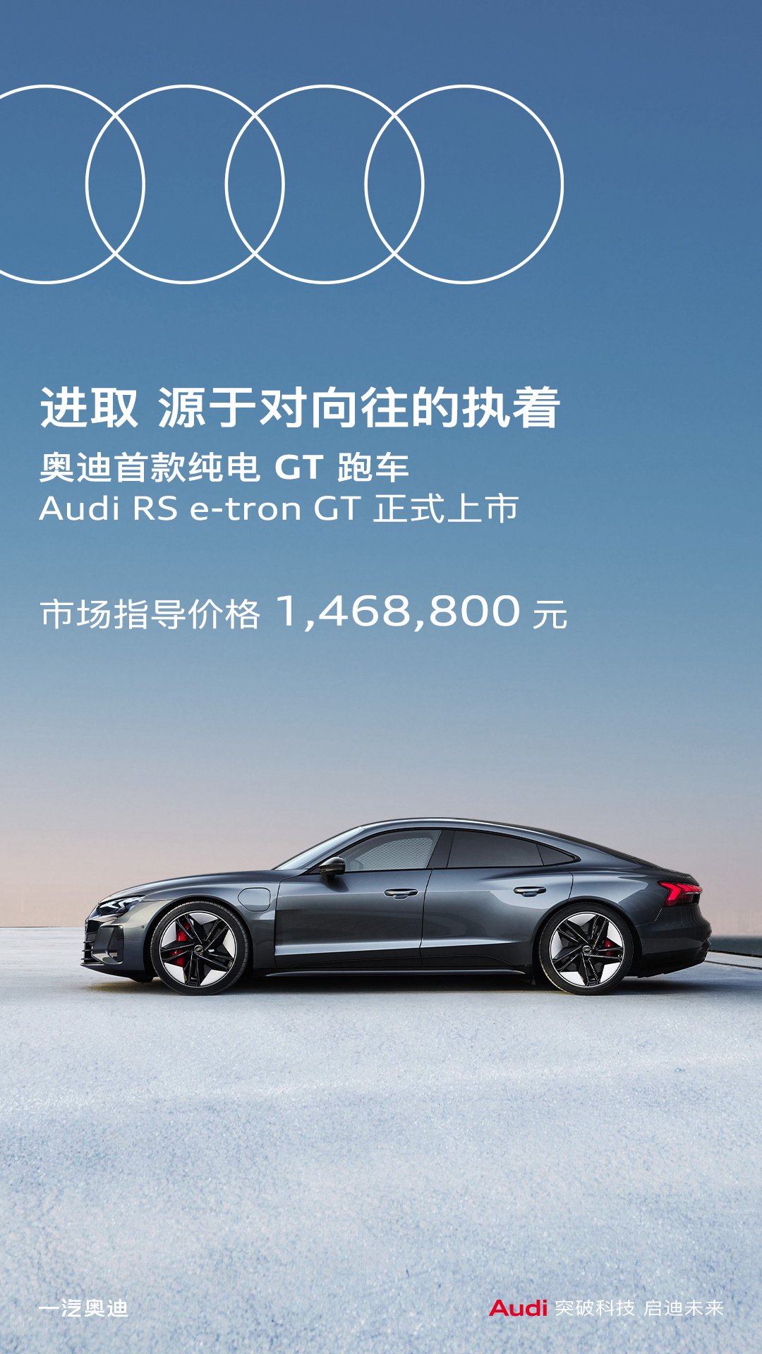 奥迪RS e-tron GT指导价下调22.1万