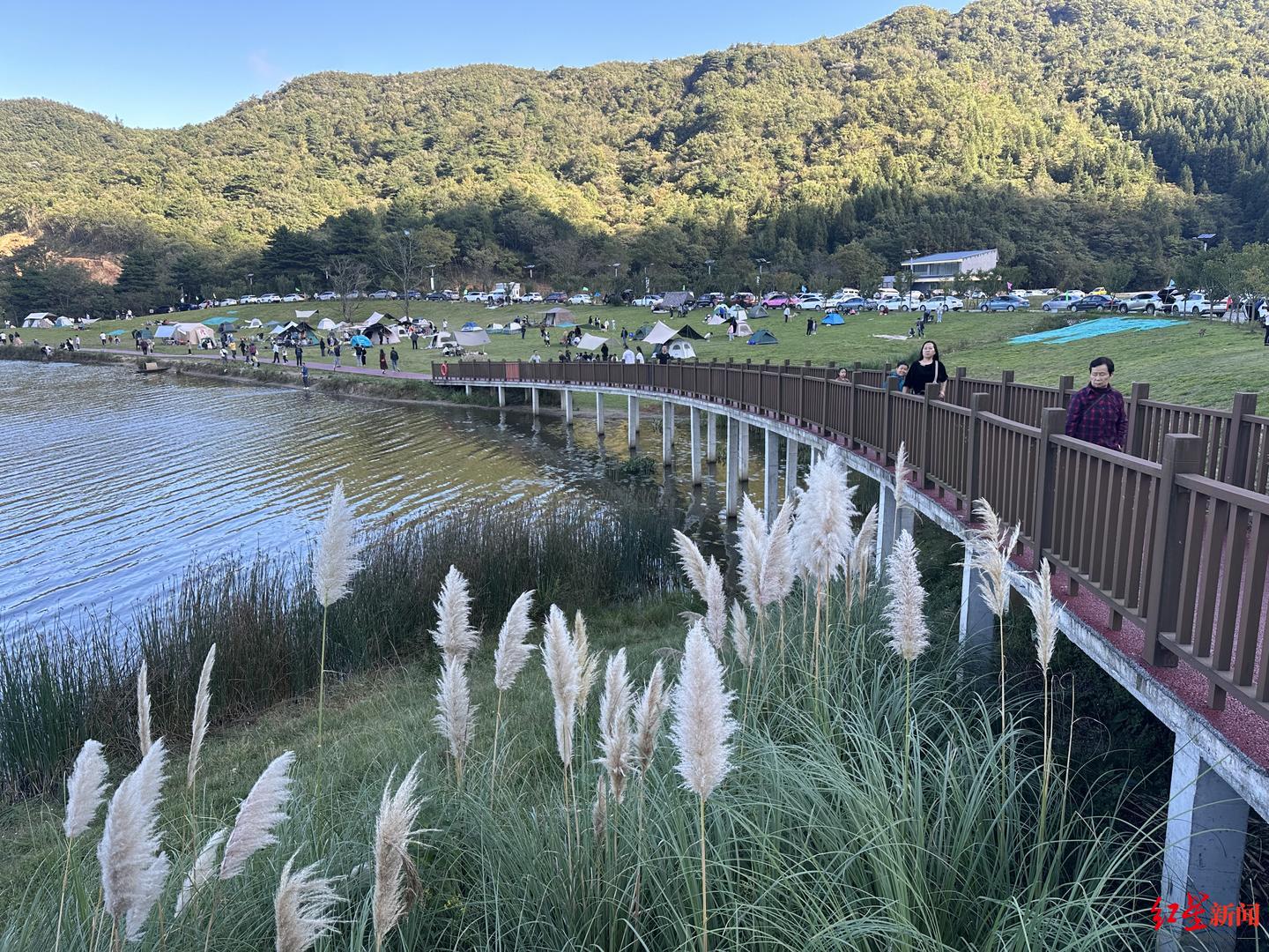 月坝近月湖露营