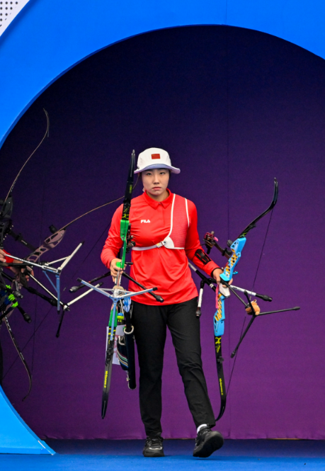内蒙古运动员海丽玕止步射箭反曲弓混合团体赛4强|射箭_新浪财经_新浪