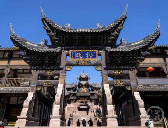 永川松溉古镇游人如织.永川区委宣传部供图