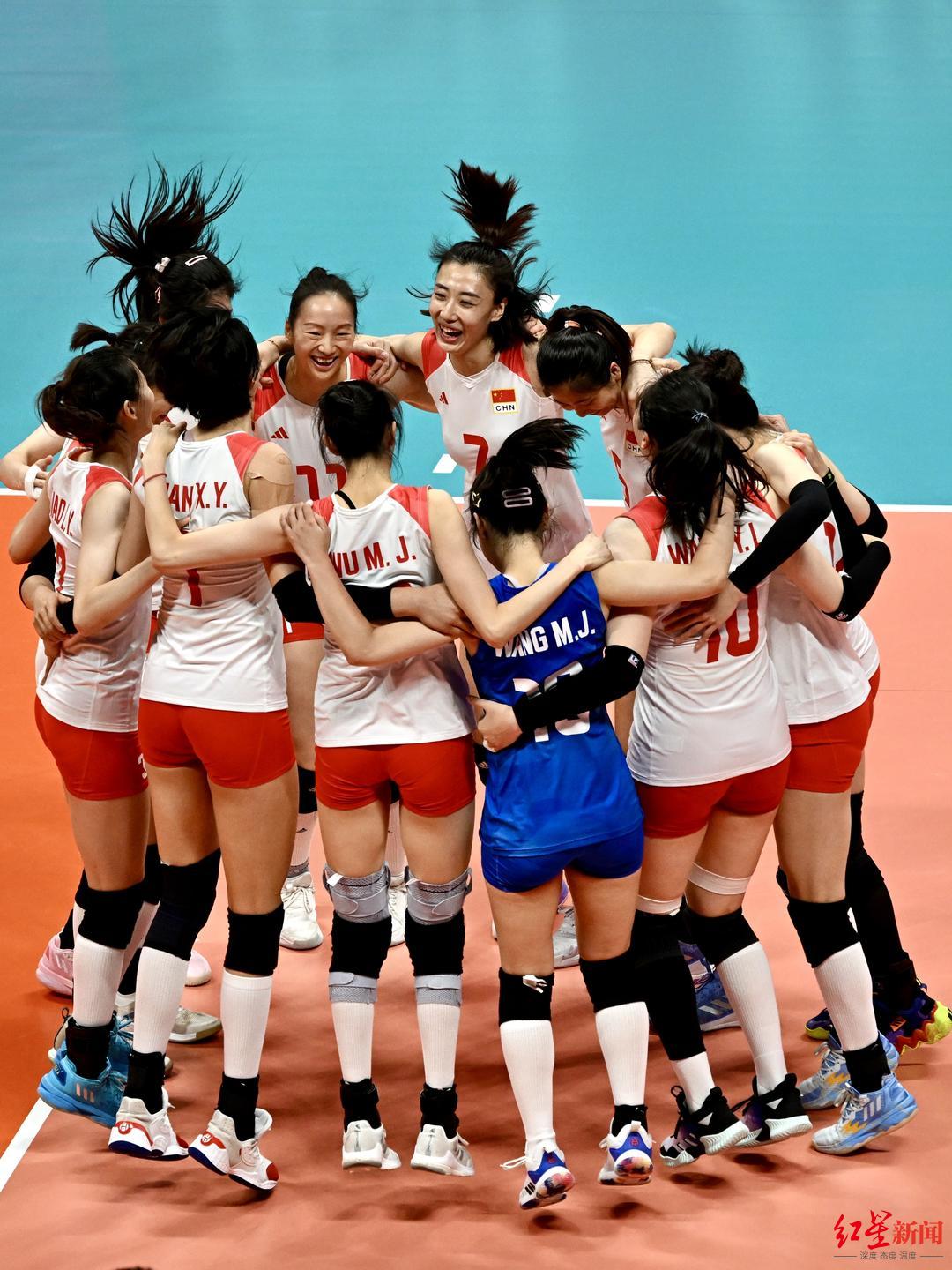 18比0一局不失最强阵中国女排摘金为主帅蔡斌庆生但仍需为巴黎奥运