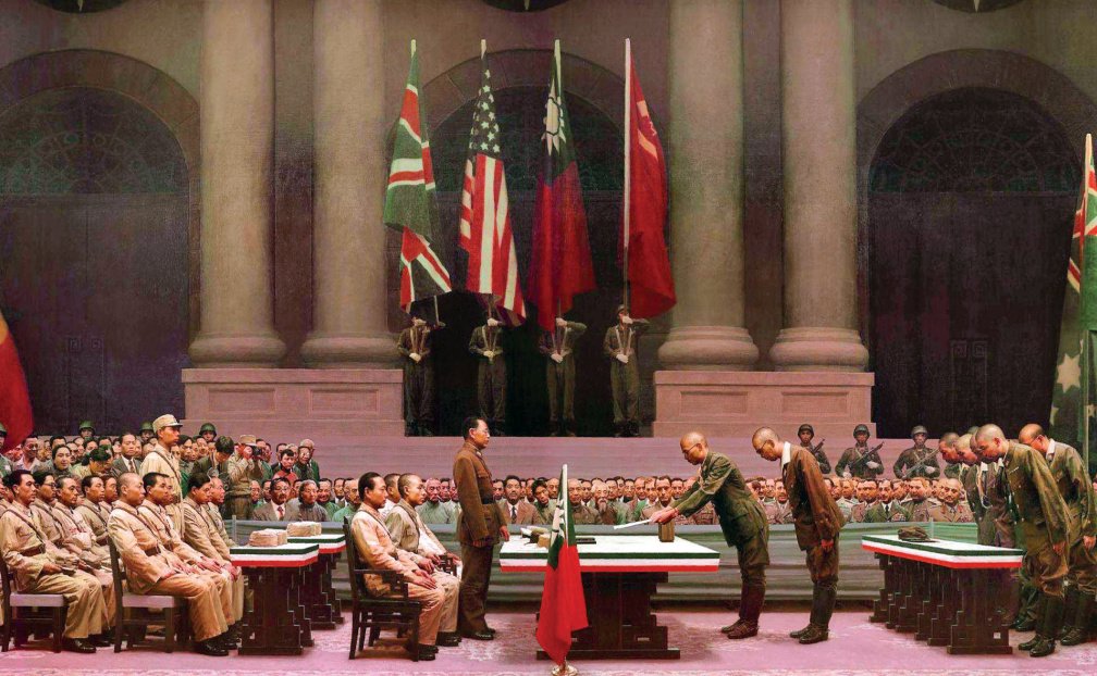 《日本投降》(油画)