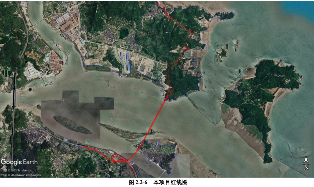 芦互通,后主线向南上跨闽江通海航道,途经乌屿山,连江县g头镇壶江村