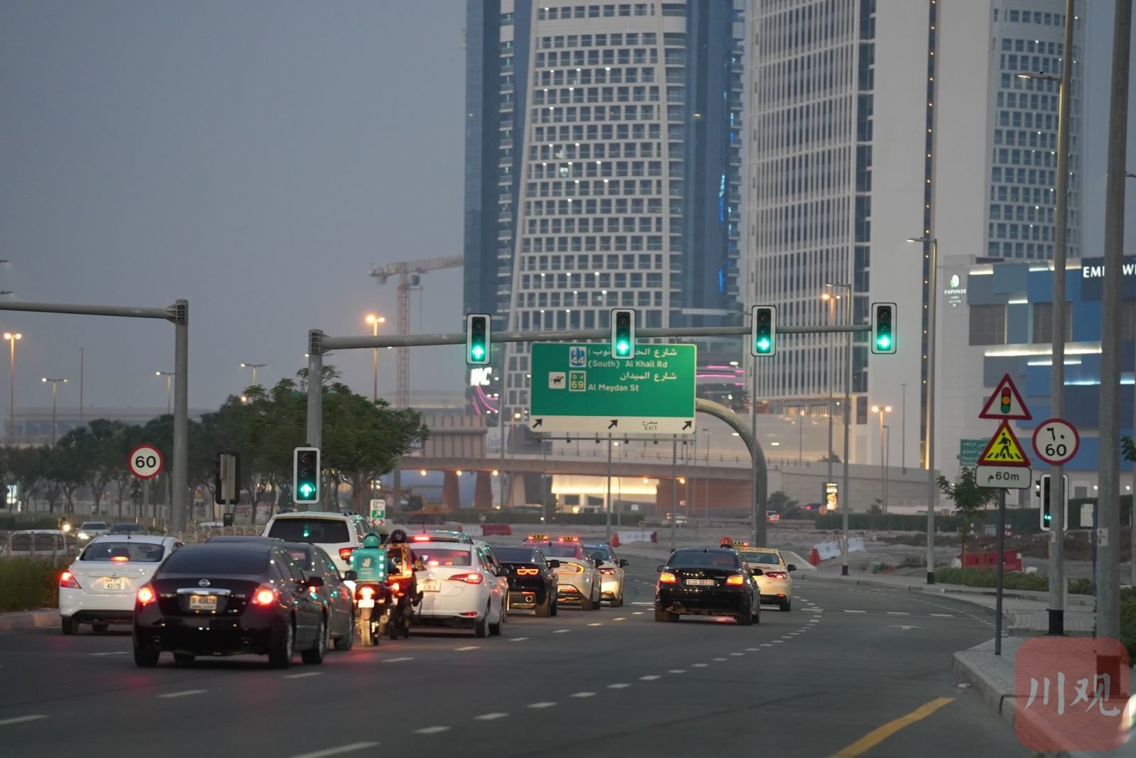 迪拜街景实拍图片