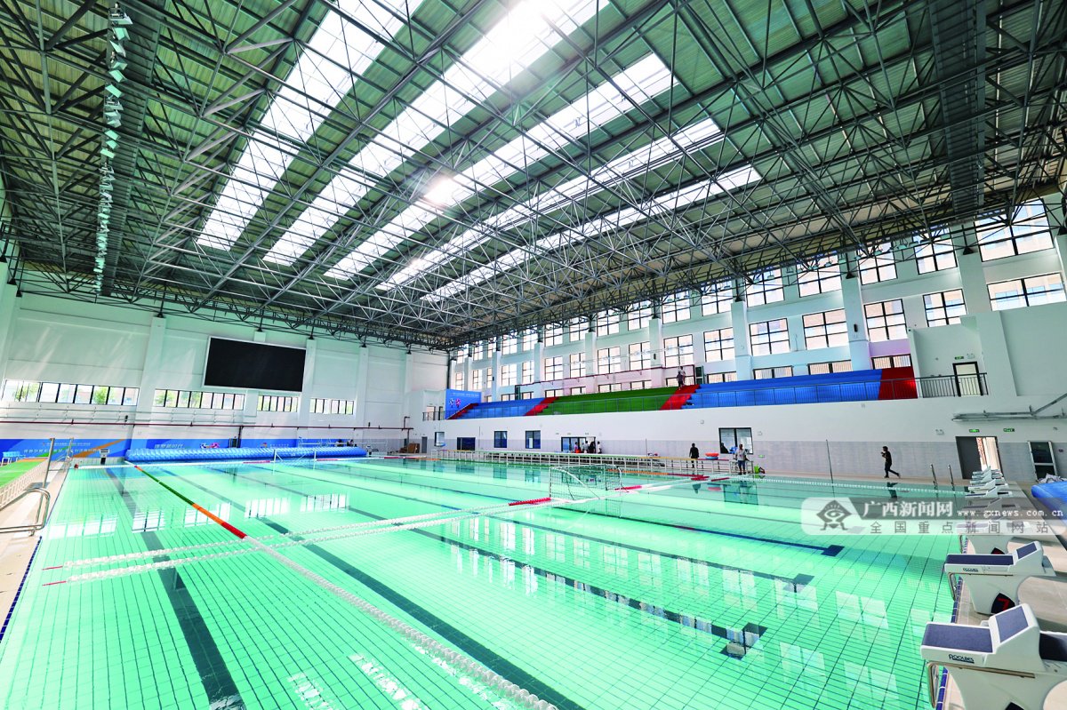 南宁市体育运动学校(五合校区)游泳跳水馆外部与内部
