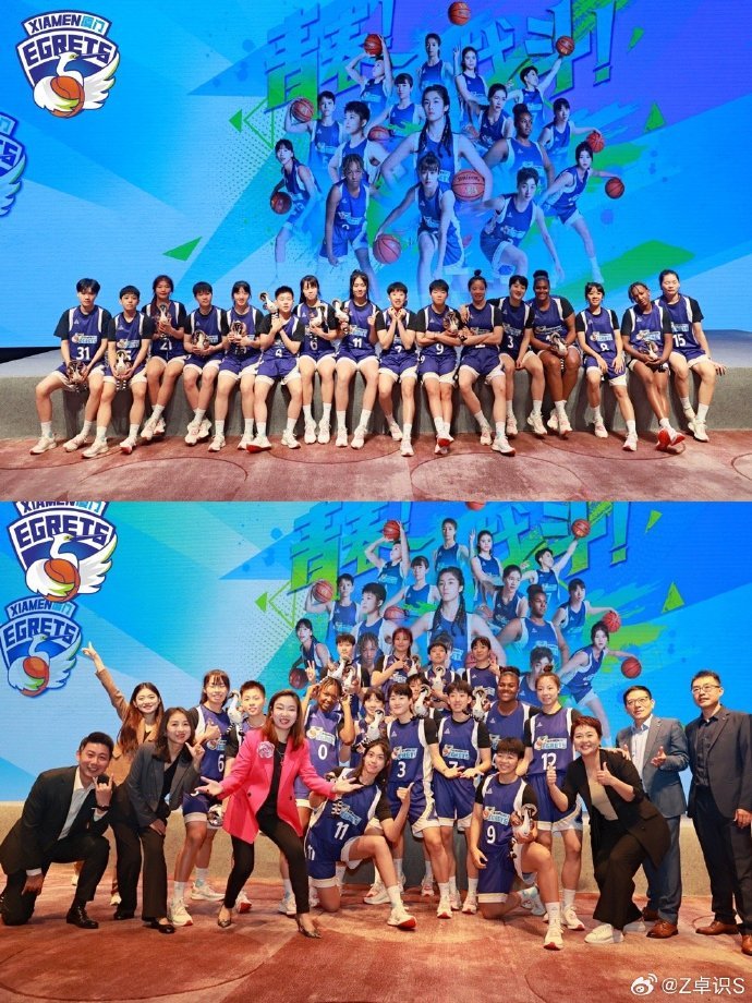 卓识更博晒出征照：多多关注支持厦门女篮 来主场为我们加油！|WCBA|球员|球队|赛季|新军_手机新浪网
