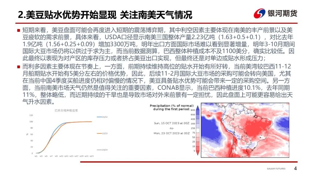【粕类周报】大豆粕类触底反弹 基本面仍相对偏弱