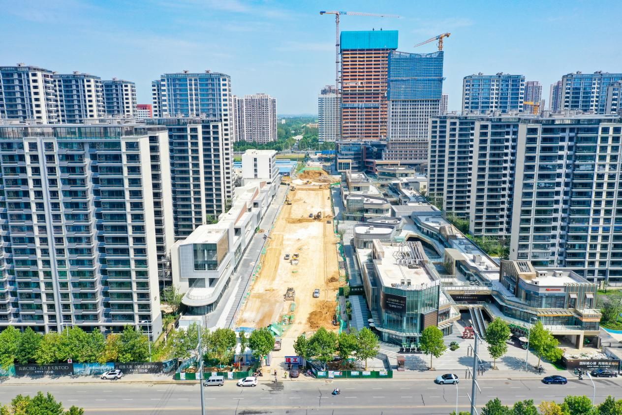 (龙湖cbd配套道路建设)