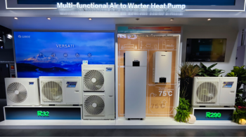 (图为格力多功能空气能热泵热水机versati系列产品)