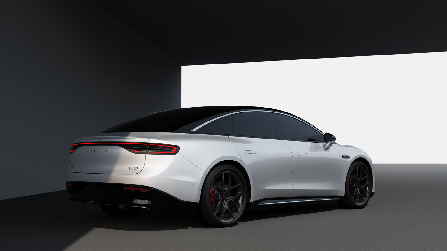 华为智选车首款纯电轿跑智界S7最新谍照流出