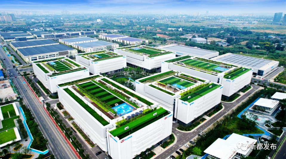 航空产业园三期厂房鸟瞰图