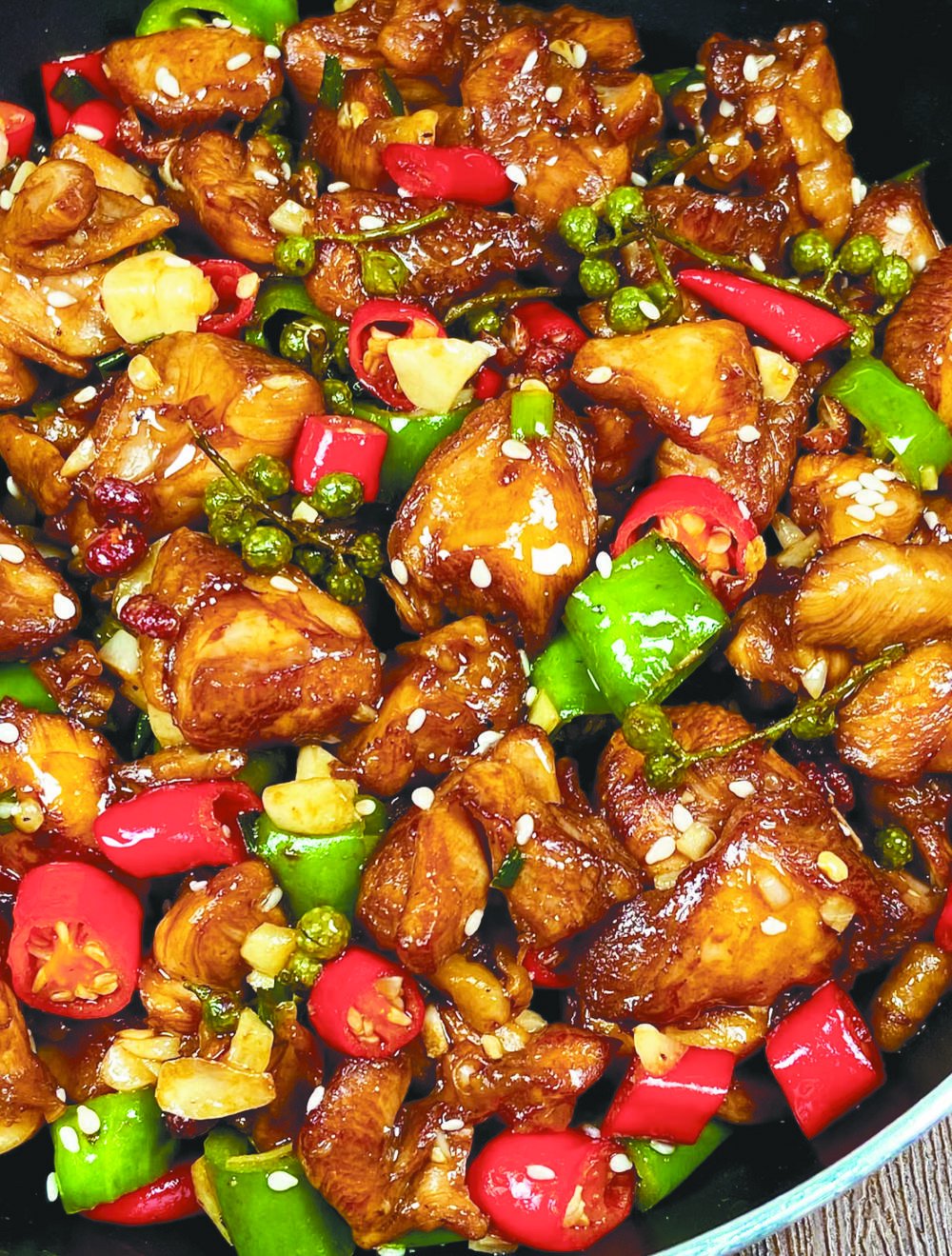 天凉来盘尖椒鸡