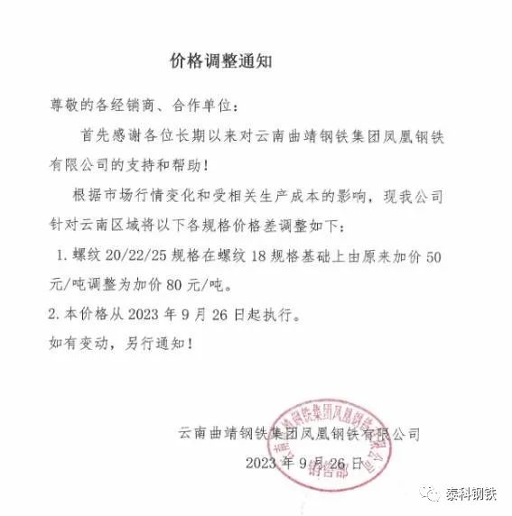 亏损加重！数十家钢厂，发告知函！！