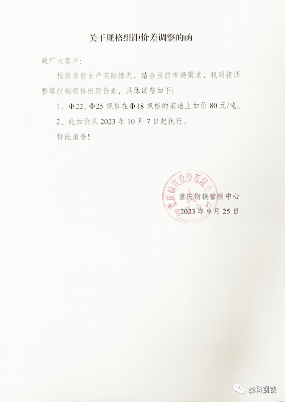 亏损加重！数十家钢厂，发告知函！！