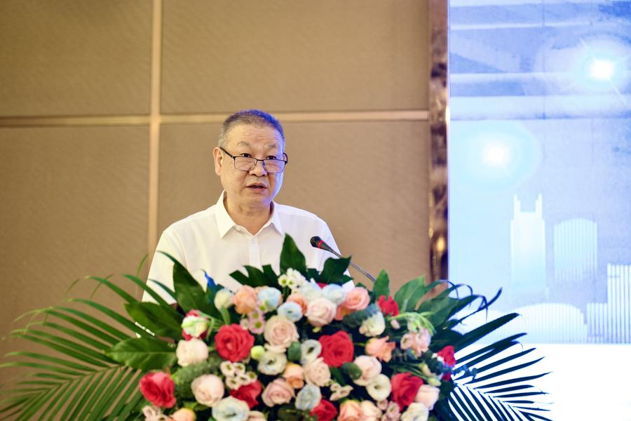 金华市新闻传媒中心党委书记,中心主任方青云致辞启动