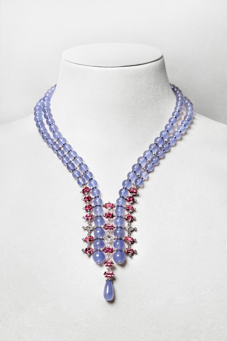 全新卡地亚le voyage recommenc07高级珠宝系列trovoada项链