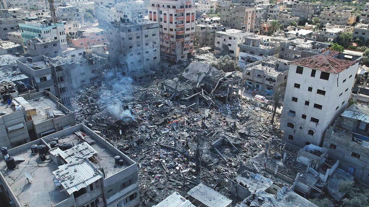 ▲加沙近日遭遇猛烈空袭