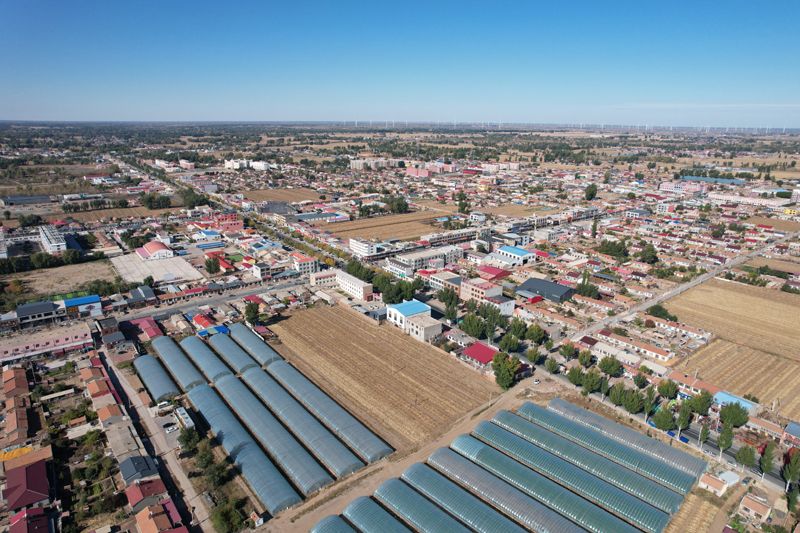八仙筒镇镇区全景