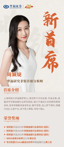 天风证券原非银首席周颖婕今年9月18日登记为华福证券分析师,目前已