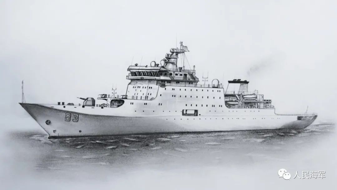 学员素描戚继光舰