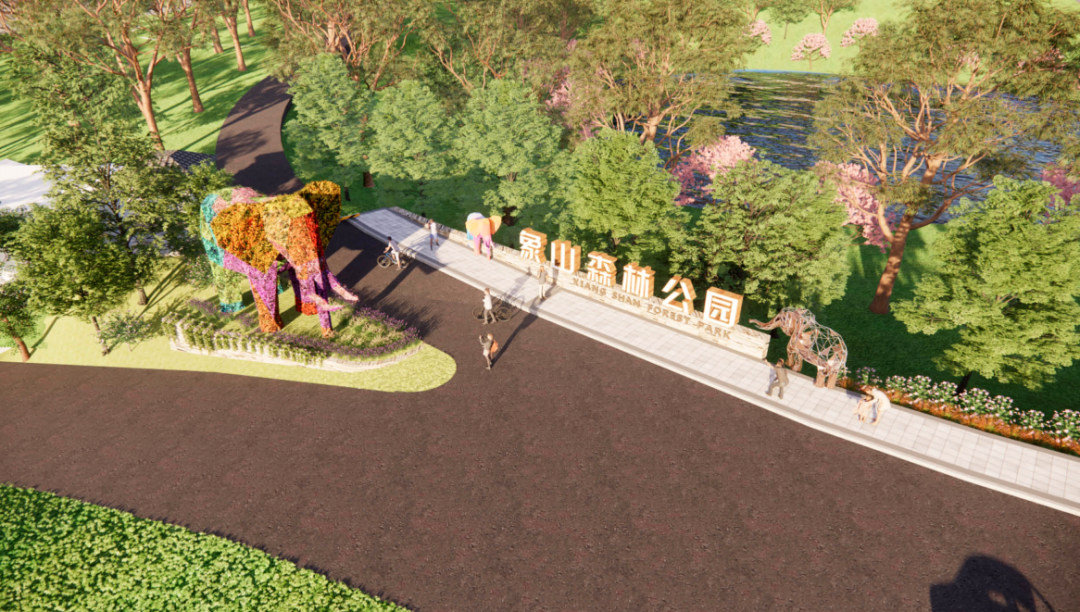 象山森林公园入口效果图