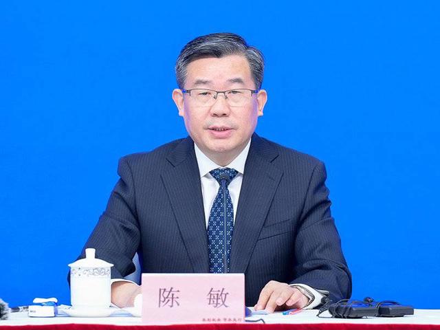 水利部副部长陈敏.图片来源:水利部