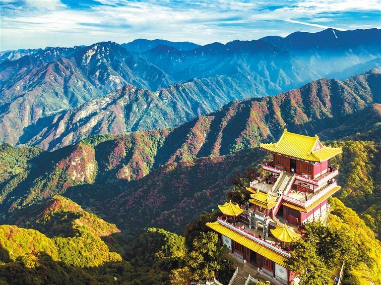 秦岭南五台段秋日色彩"限定上线"|秦岭_新浪财经_新浪网