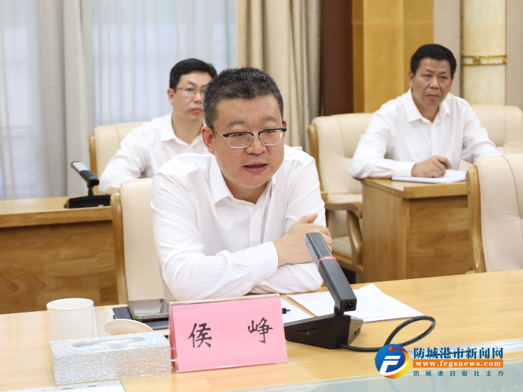 黄江与农业发展银行广西区分行党委书记,行长侯峥一行座谈|防城港市