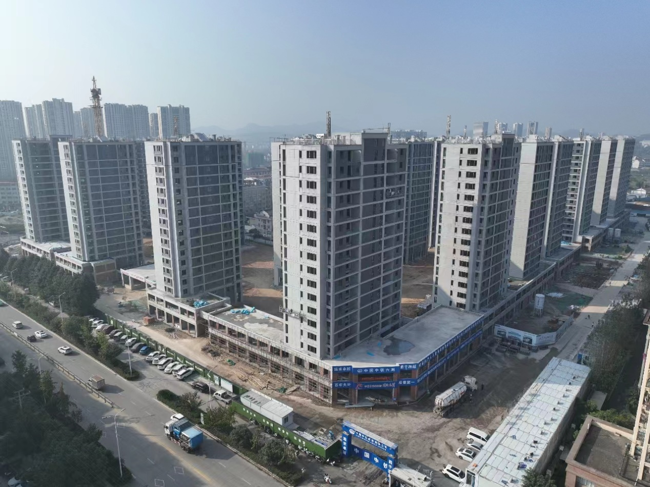 浙江仙居原木材市场项目主体结构完成