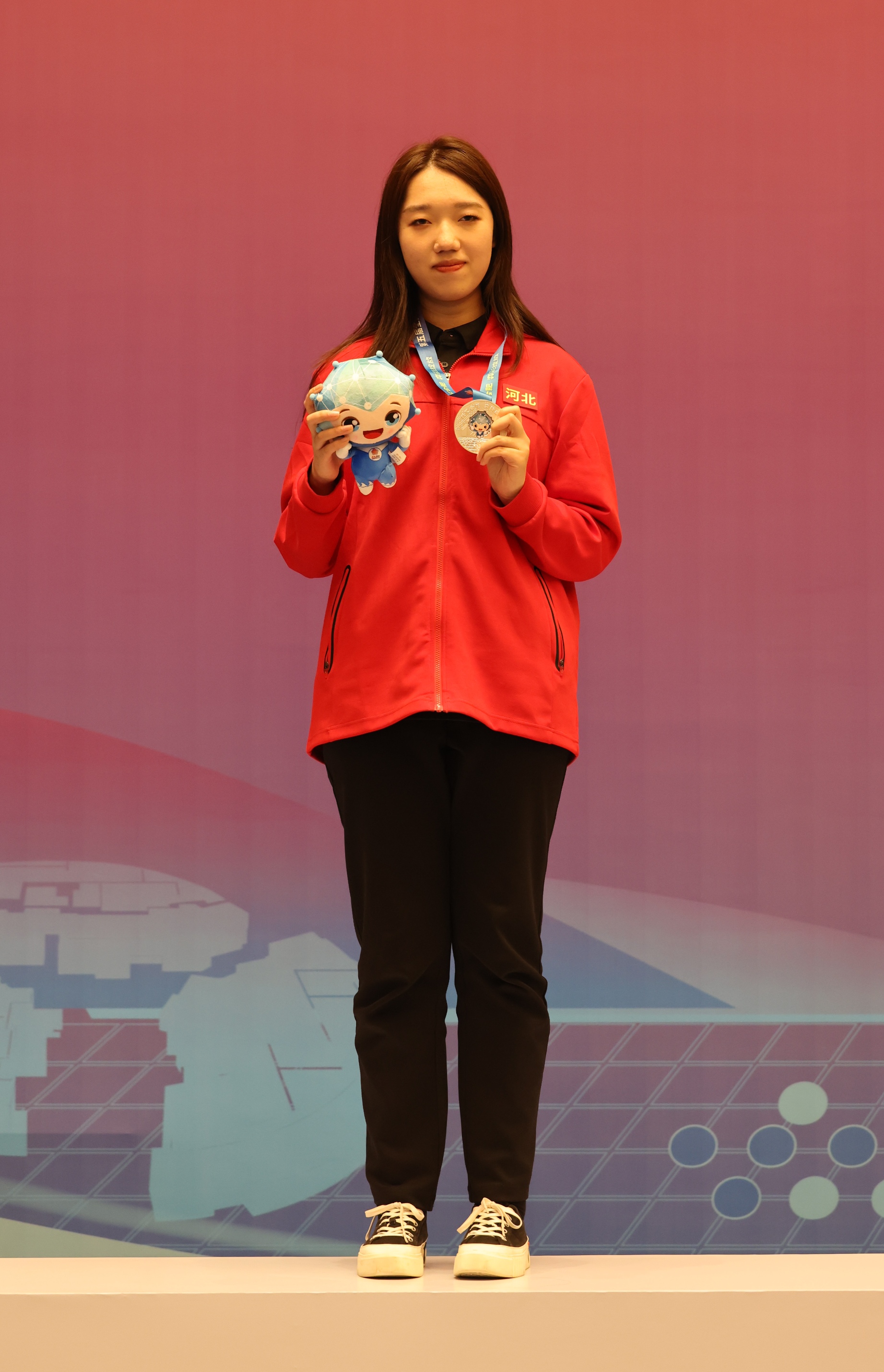 王子涵夺得银牌.旭光摄