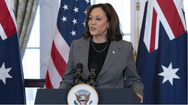 美国副总统哈里斯:美国"绝对无意"向以色列或加沙地带派遣军队|哈里斯