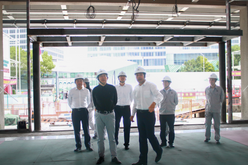 中国石化集团公司党组成员,纪检监察组组长蒋亮平一行到中建八局三