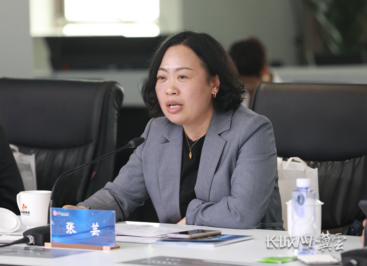 河北省社科院新闻与传播学研究所所长张芸在座谈会上发言.